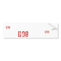 Dog Bumper Stickers