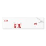 Dog Bumper Stickers