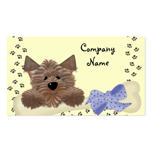 Dog Business Card (front side)