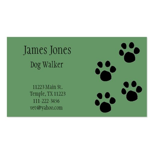 Dog Business Card