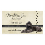 Dog Business Card :: Standard Poodle