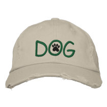 DOG by SRF embroidered hats by sharonrhea DOG by SRF embroidered hats