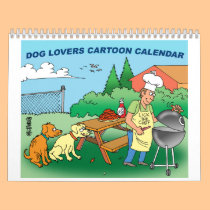 Dog Cartoon Calendar calendars