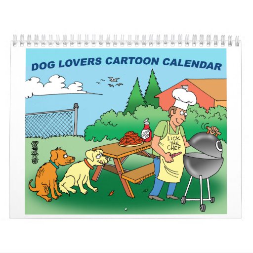Dog Cartoon Calendar Zazzle