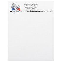 Dog Cat Bones Bone Appetit! Gourmet Pet Foods Biz Letterhead