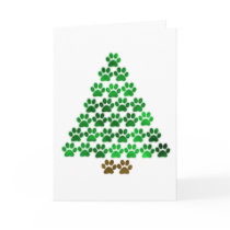 Dog / Cat Christmas Tree Greeting Cards