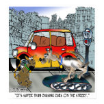 Dog Chases Cars on a Treadmill posters