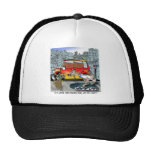 Dog Chases Cars on a Treadmill hats