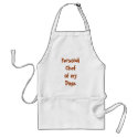 Dog Chef Apron, White by Azan38 Dog Chef Apron, White