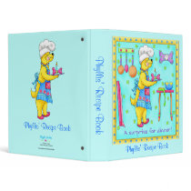 Dog Chef Recipe Notebook 3 Ring Binder