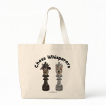 Dog Chess Whisperer Canvas Bags