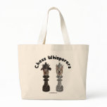 Dog Chess Whisperer Canvas Bags