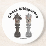 Dog Chess Whisperer Beverage Coaster