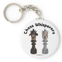 Dog Chess Whisperer Keychain