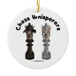 Dog Chess Whisperer Christmas Tree Ornaments