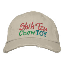 Dog Chew Toy Cap by SRF embroidered hats