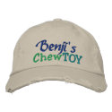 Dog Chew Toy Cap by SRF embroidered hats