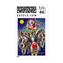 dog_christmas postage by HaHaGreetings dog_christmas postage