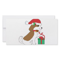 Dog Christmas Present photo cards