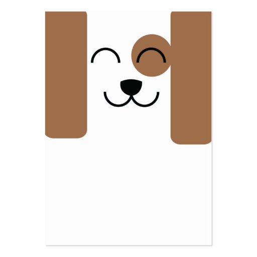Dog - Chubby Business Card Templates (back side)