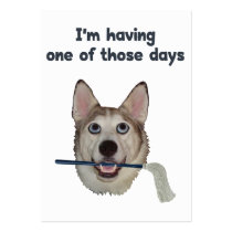 Dog Days Humor Business Card