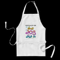 Dog Did It aprons