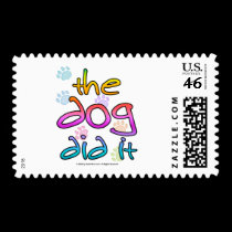 Dog Did It postage