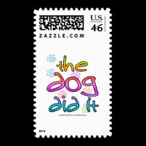 Dog Did It postage