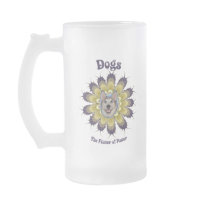 Dog Flower of Power Coffee Mugs
