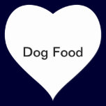Dog Food Stickers stickers