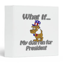dog for president binders