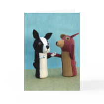 Dog friends cards by TigerHeadDesigns Dog friends cards