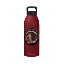 Dog german wirehaired pointer water bottle