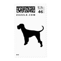 Dog Giant Schnauzer Postage Stamps