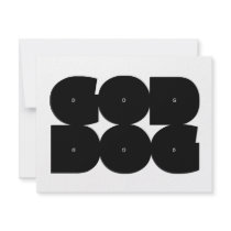 DOG GOD invitations