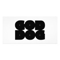 DOG GOD PHOTO CARD TEMPLATE