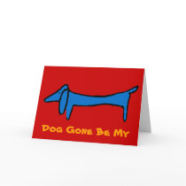 Dog Gone Be My Valentine cards