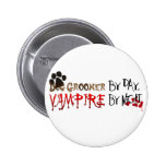 Dog Groomer by day, Vampire by night Pinback Buttons
