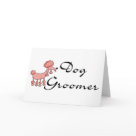 postcard - Dog Groomer