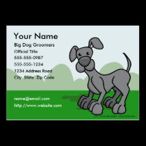 Dog Groomers Business Card business cards