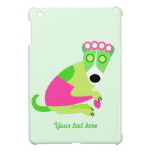 Dog Groomers Dog in Curlers Cover For The iPad Mini