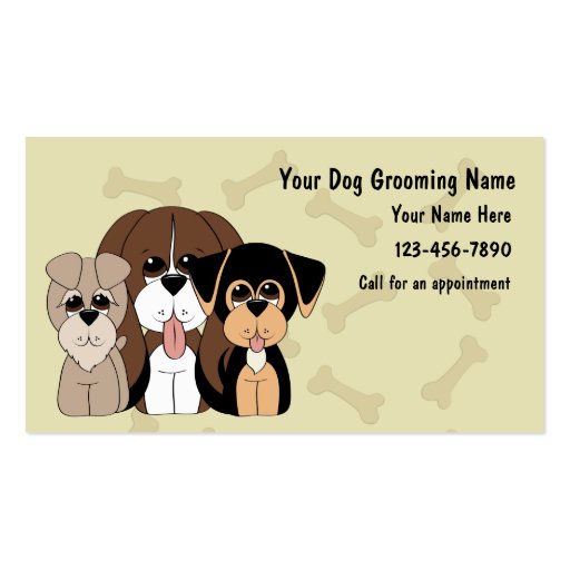 Dog Grooming Business Cards Zazzle