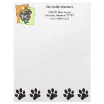 Dog Grooming Business Letterhead by malibuitalian Dog Grooming Business Letterhead