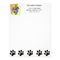Dog Grooming Business Letterhead