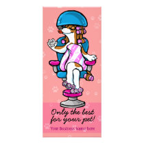 Dog Grooming Business Service promo advertising Rack Cards