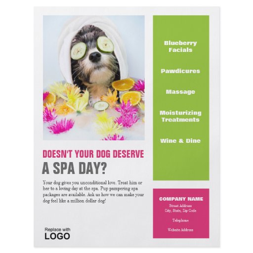 Dog Grooming Flyers Dog Grooming Flyers