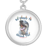 Dog Happy Gnome You Necklace