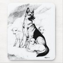 Dog Heaven Mouse Pads