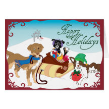 Dog Holiday Card