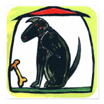 DOG HOUSE BONE PET posters